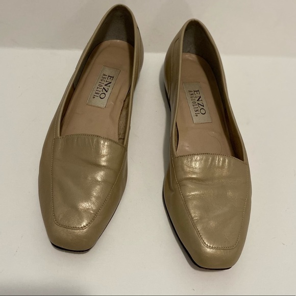 Enzo Angiolini Gold Genuine Leather Loafer Size 9M - Picture 6 of 15